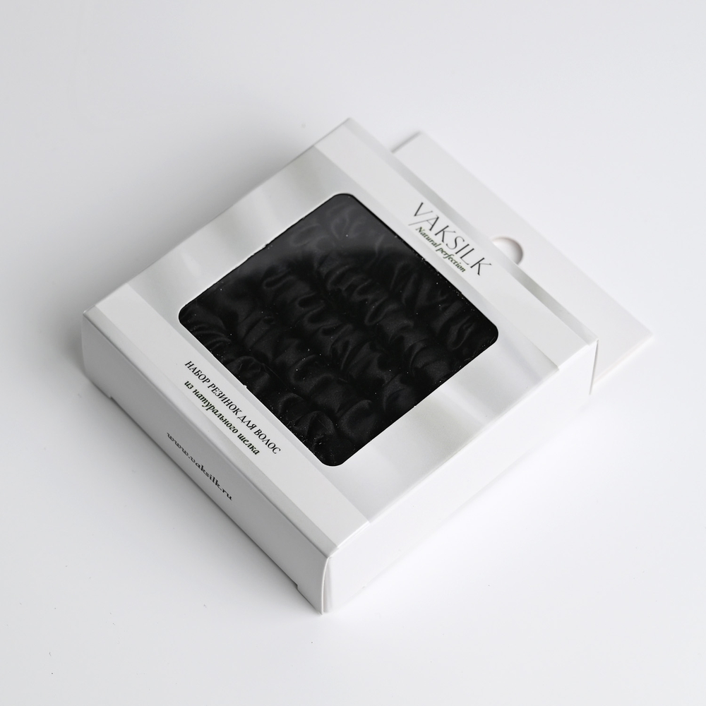 Набор резинок для волос "Small" чёрный