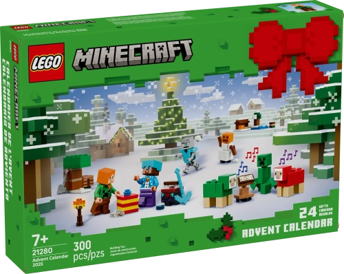 Конструктор LEGO Minecraft 21280 Адвент календарь 2025