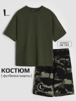 Костюм для мальчика, футболка и шорты