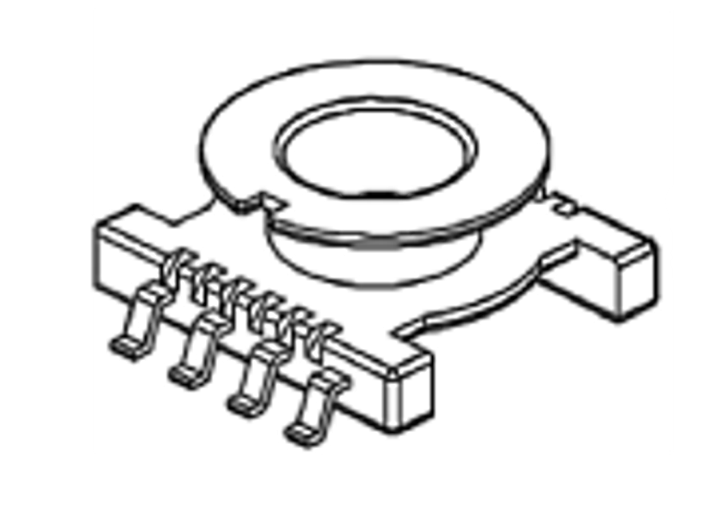 ER 11/5 Каркас 1 сек 8 выв SMD ER11/5-8P-GW-2.0-B-1