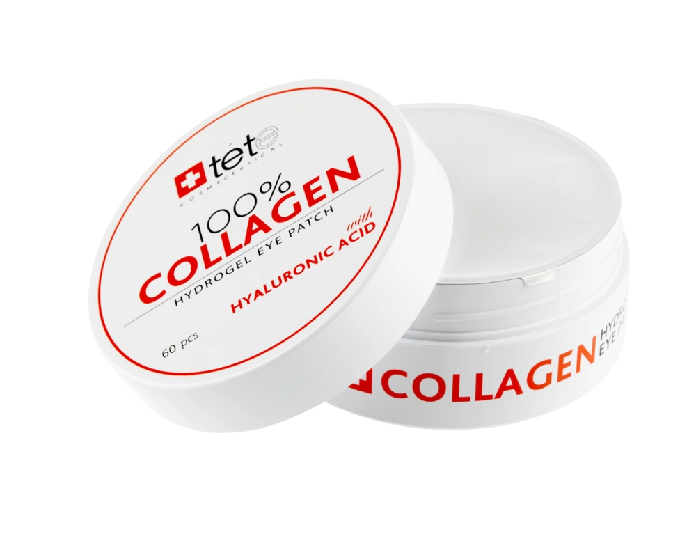 Коллагеновые патчи под глаза / TETe 100% COLLAGEN HYDROGEL EYE PATCH, 30 пар
