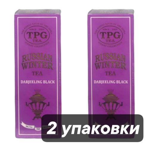Чай черный Bharat Bazaar TPG Русская зима 100 г, 2 шт