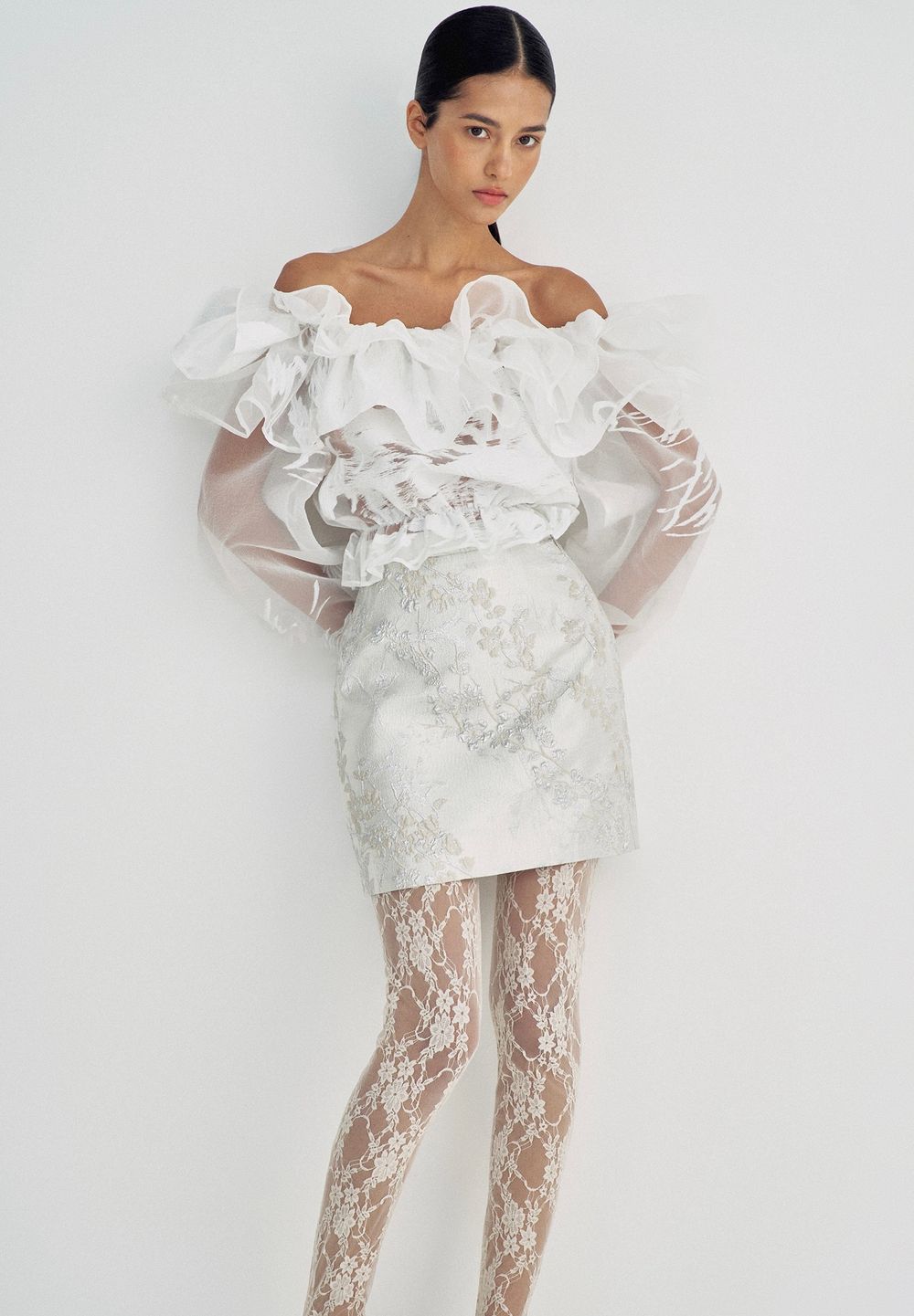 Юбка Silver blossom