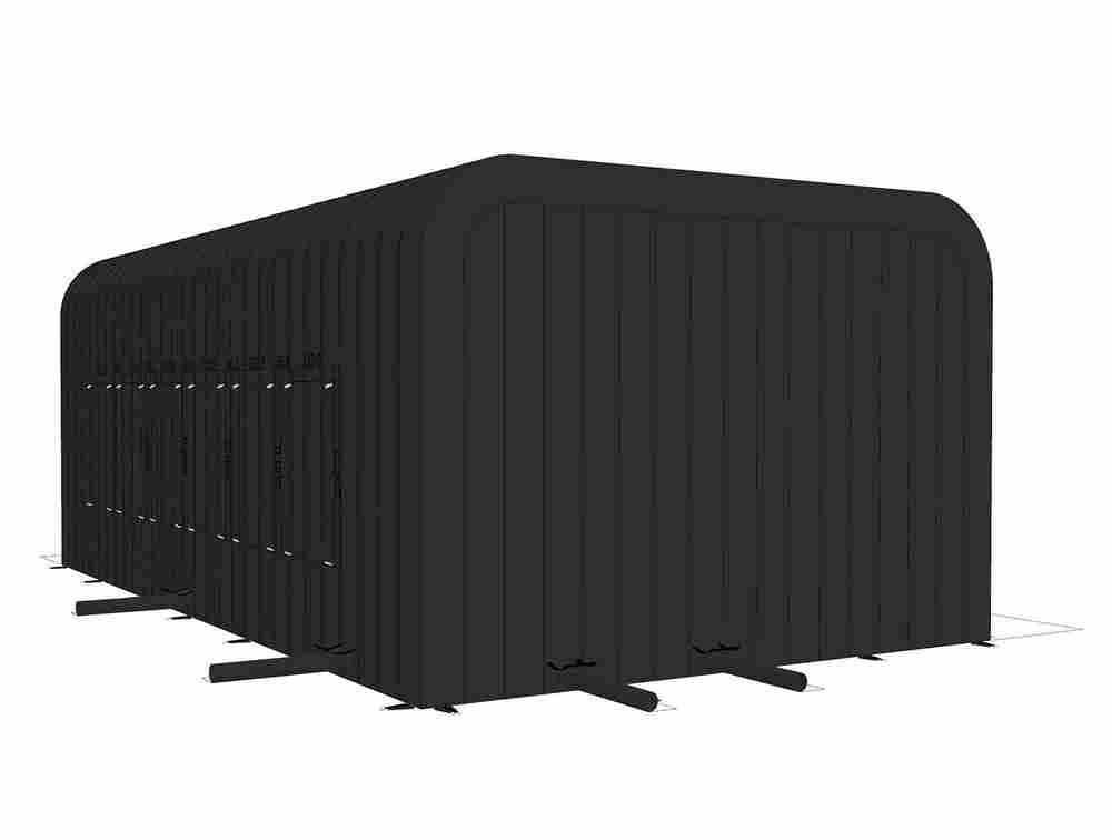 Надувной мобильный кинотеатр «Вечерняя заря», 13,8×7,8×5,4 м