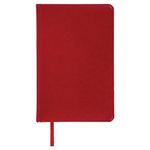 Ежедневник недатированный А5 138х213 мм BRAUBERG "Rainbow" под кожу, 136 л., красный, 111667