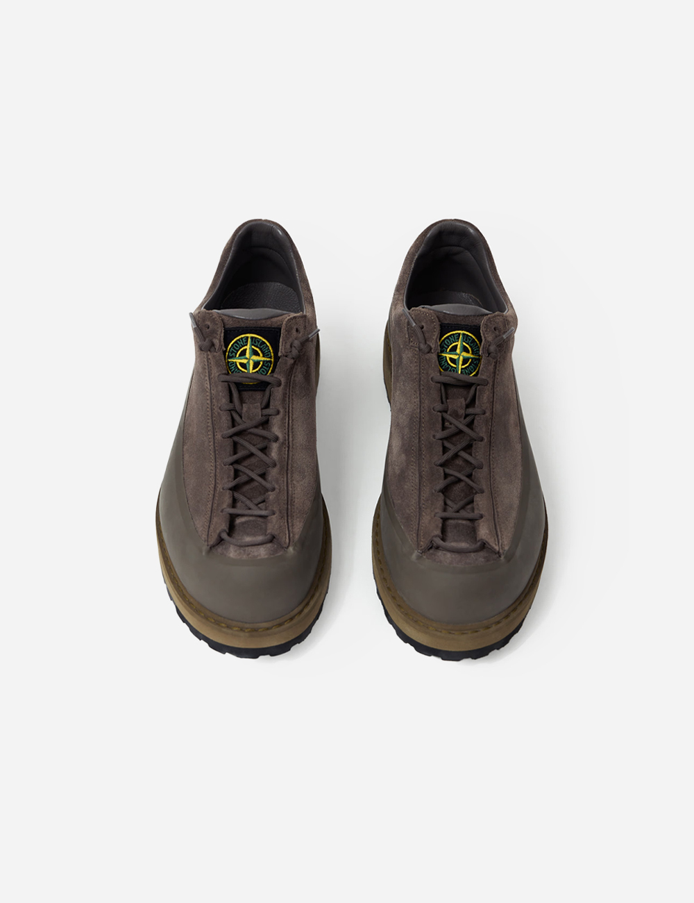 Stone Island Suede Shoes "Military Green"