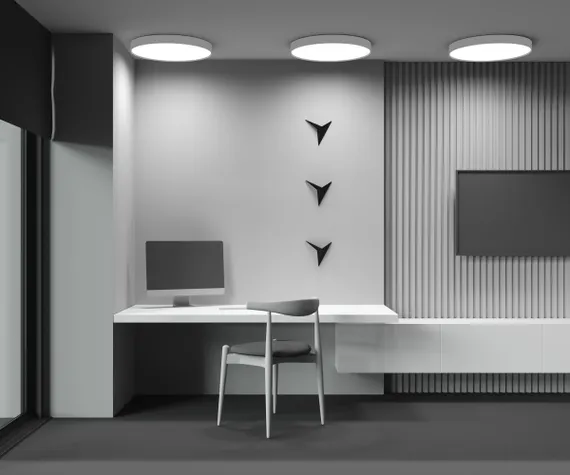 Потолочный светильник Зон / Zon 90 Вт 4000 К 120° Technical c032cl-90w4k-rd-w