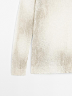 Massimo Dutti Трикотажный свитер - Studio, натуральный, кремовый