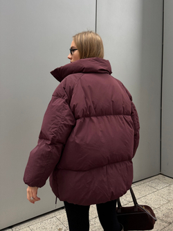 Пуховик Бургунди
