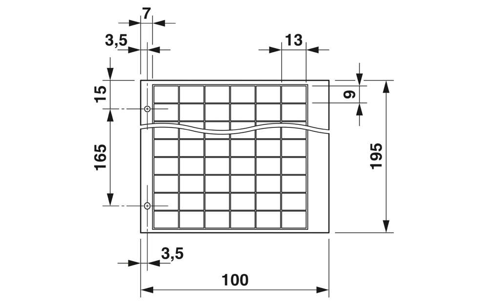 0806932 - GPE 13X 9 WH - Гравировочный материал