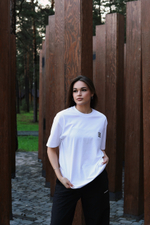 Футболка  с вышивкой "Basic"