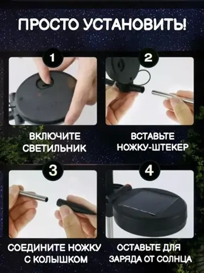 Радосад Уличный светильник, 1.2W, количество ламп:20шт