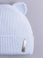 Шапка детская с ушками на осень