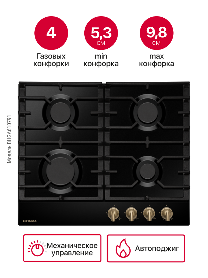 Газовая панель Hansa BHGA610791