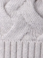 Шапка для девочки на завязках на осень