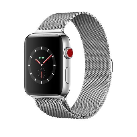 Apple Watch Series 3 Cellular 42mm Stainless Steel Case with Milanese Loop (Silver/Серебристые)