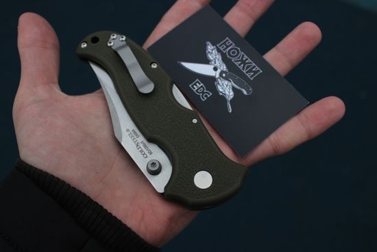 Складной нож Cold Steel 21A Bush Ranger Lite c клинком из стали 8Cr13MoV, рукоять GRN
