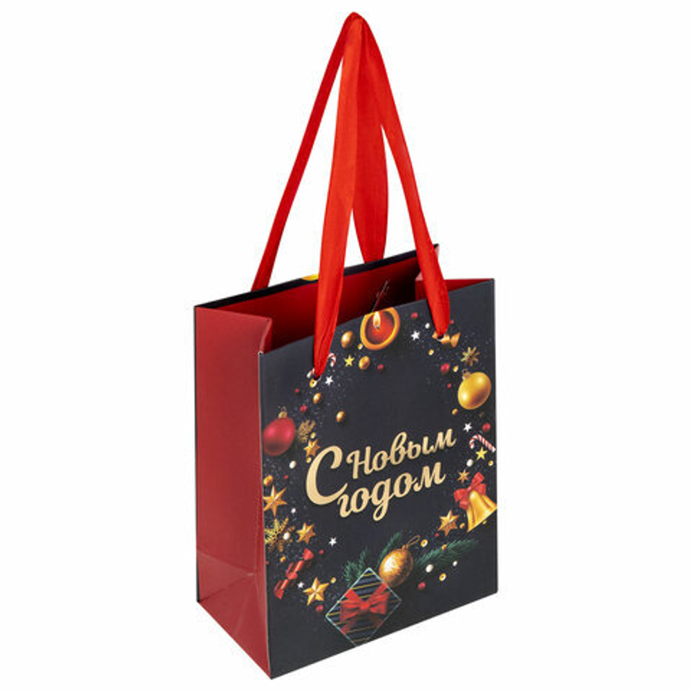 Сумка лам.11*15*6см "New Year"  1 шт