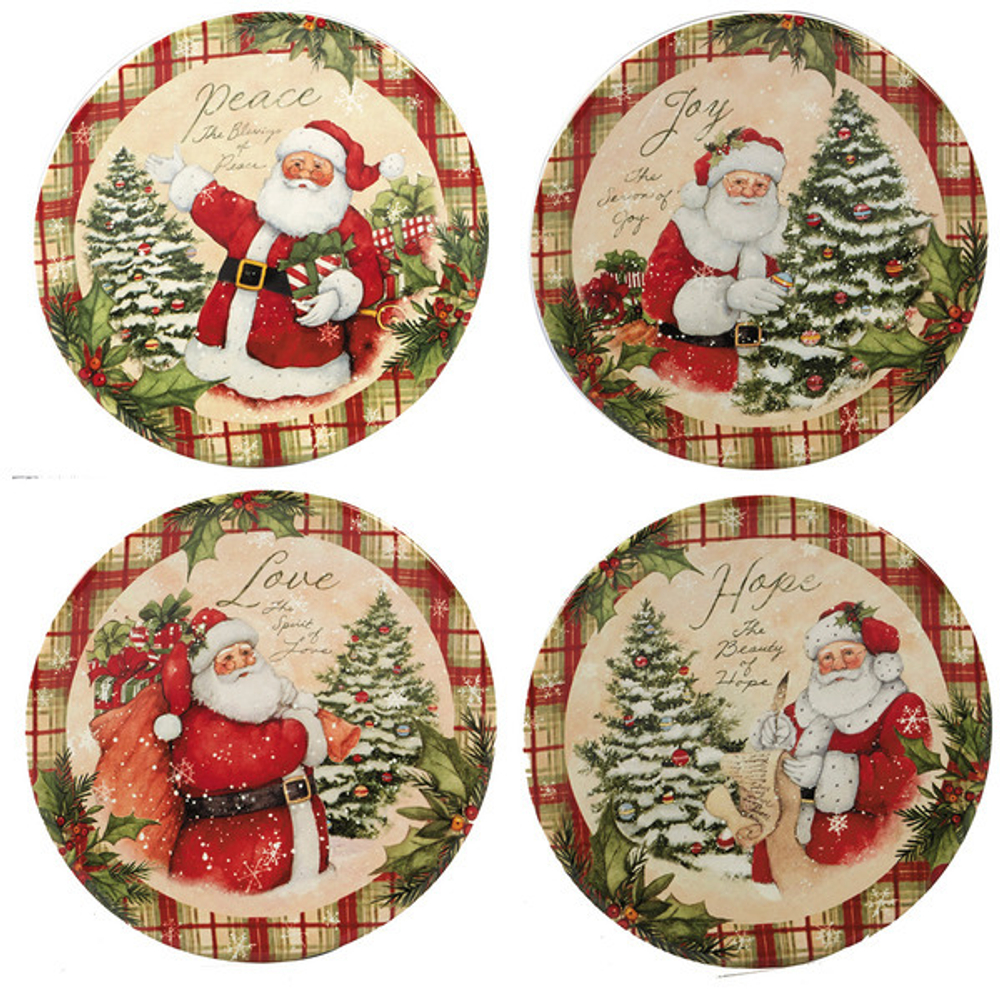 Тарелка закусочная Certified Int. Праздничные пожелания 15см