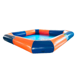 Квадратный надувной бассейн "Зебра" 5*5*0.5 м