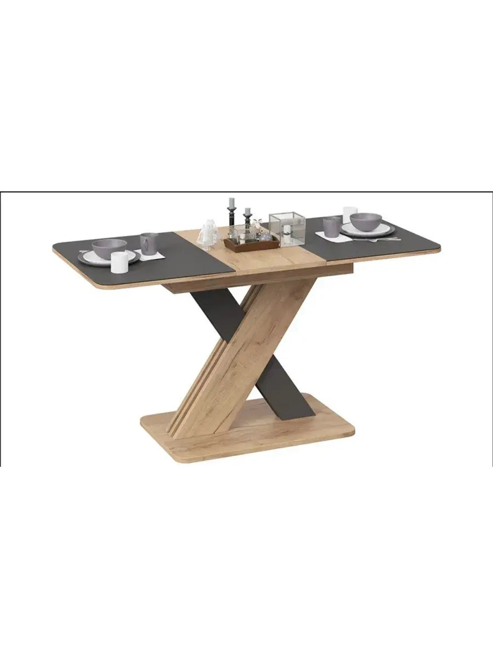 Стол кухонный обеденный раздвижной 110,4х70х75,7 см