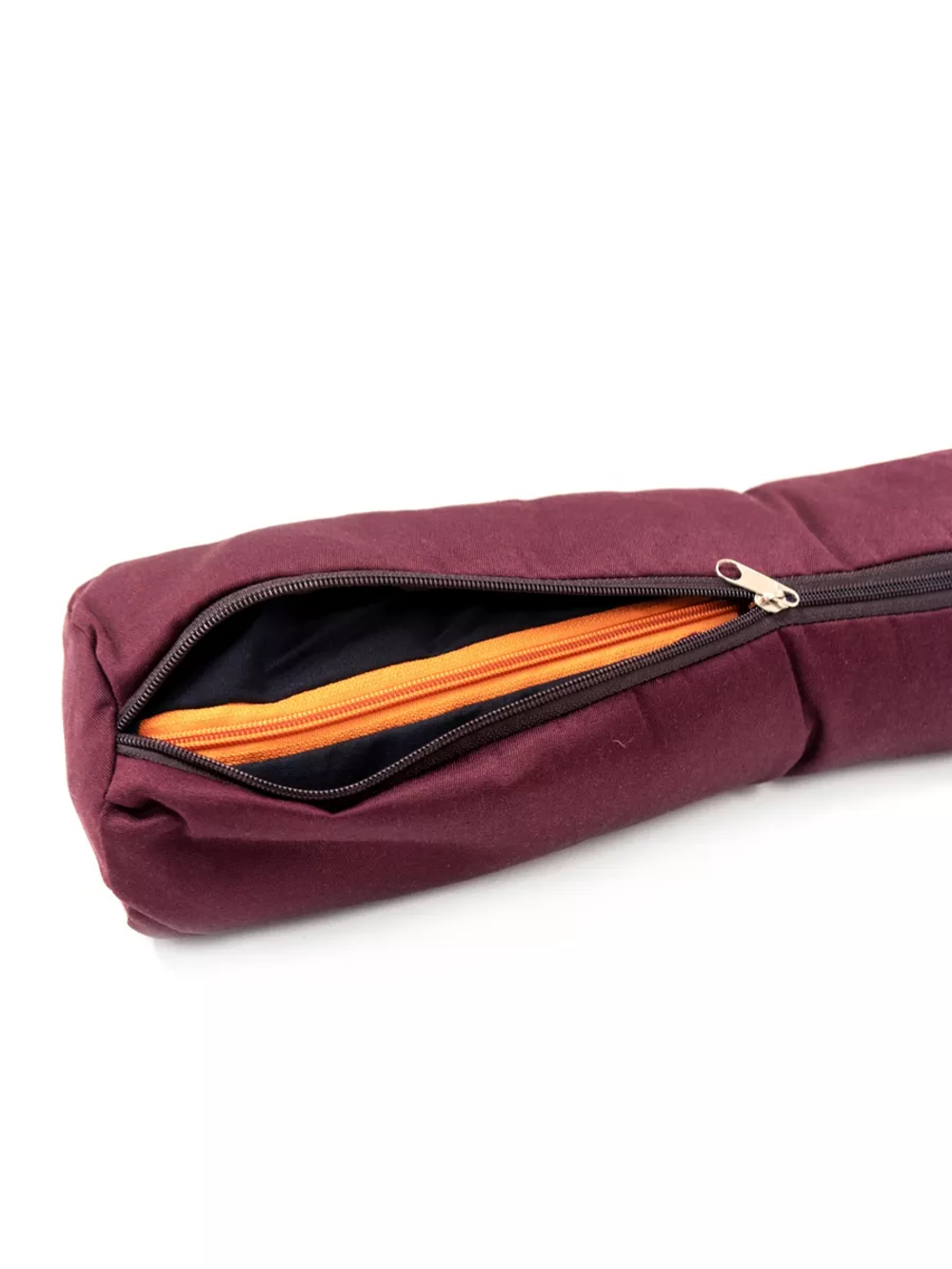 Валик из гречихи с хлопковым чехлом 45х15см