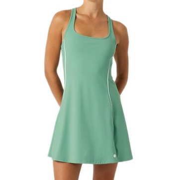 Теннисное платье Björn Borg Ace Scooped Racerback - malachite green