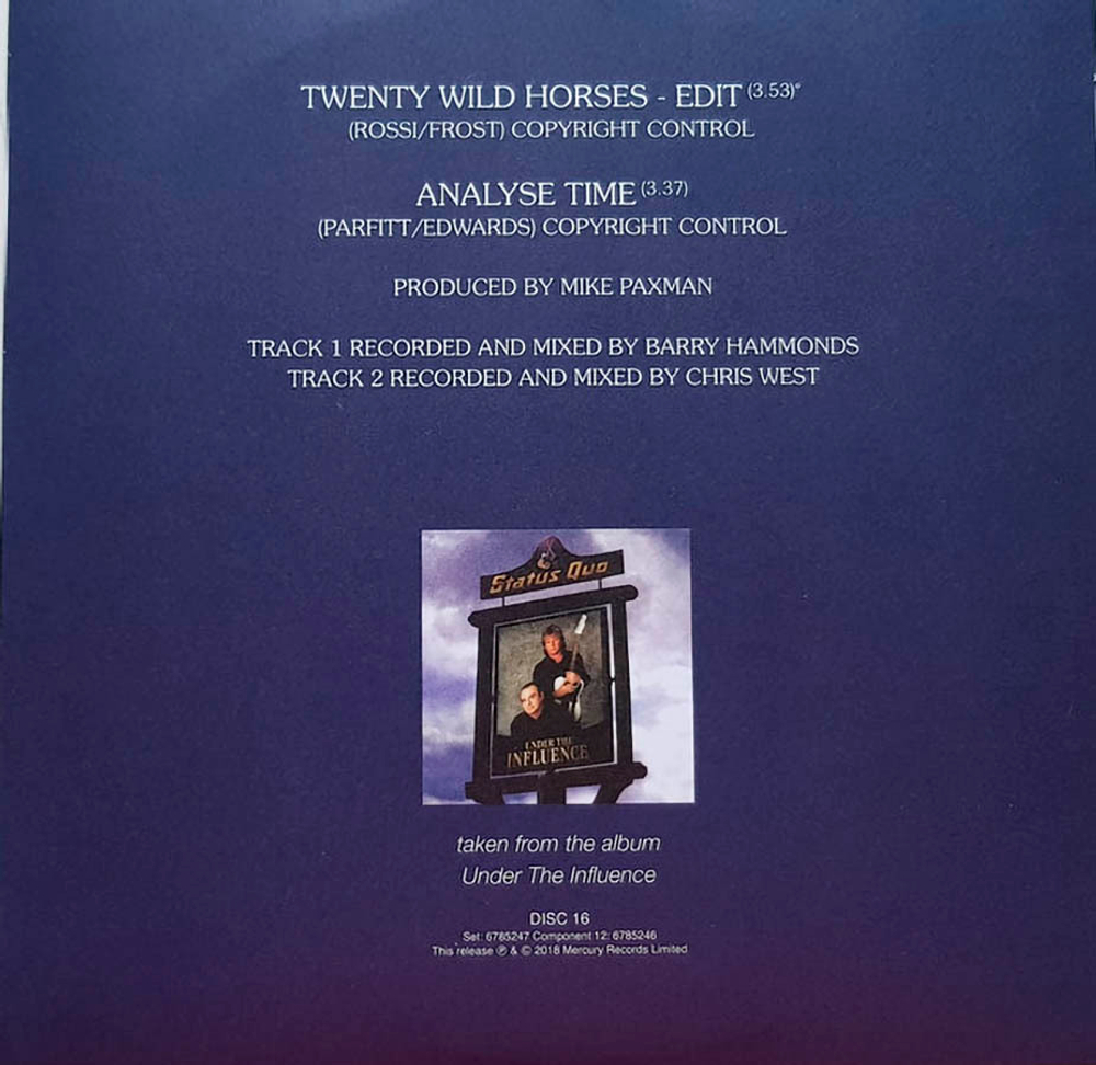 Status Quo / The Vinyl Singles Collection 1990-1999 (Limited Edition)(16x7" Vinyl Single)