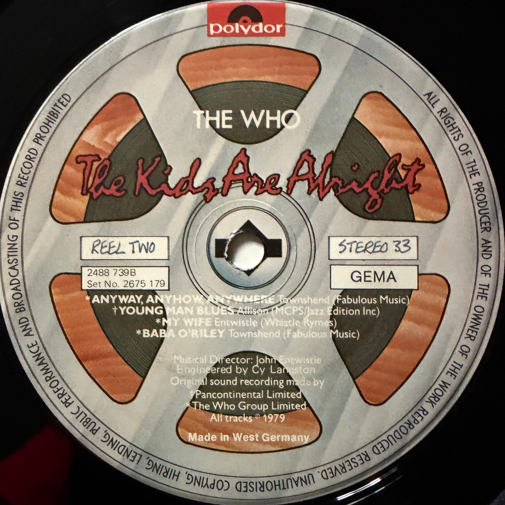 The Who – The Kids Are Alright 2LP (Германия 1979г.) Т