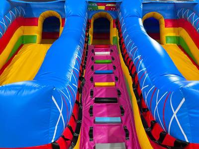 Коммерческий надувной батут «Парк развлечений» 10*6*6 м