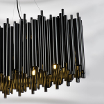 816207 Люстра SAVONA 20х40W G9 ЧЕРНЫЙ