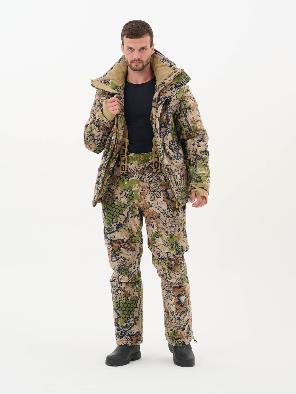 КОСТЮМ "TRITON PRO" (Вельбоа/Forest Green) -45