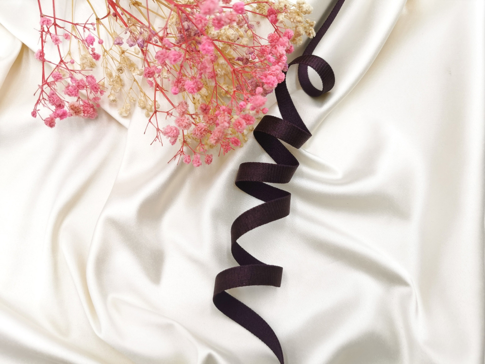 _Бретелечная резинка без фестонов, 10 мм, слива, (Арт: BR640/10-076), м