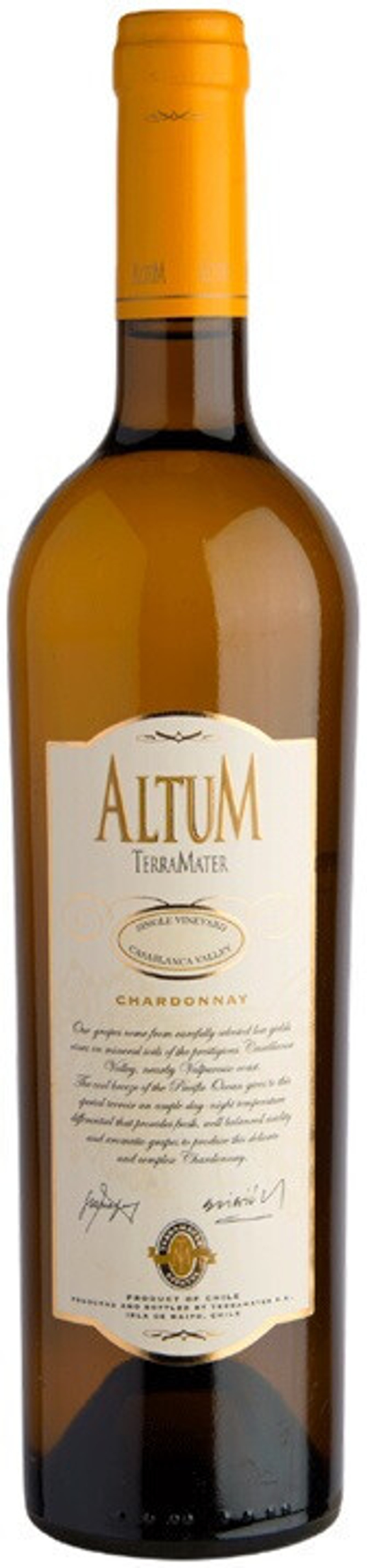 Вино TerraMater Altum Chardonnay, 0,75
