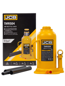 Домкрат бутылочный 15т с клапаном JCB JCB-TH91504