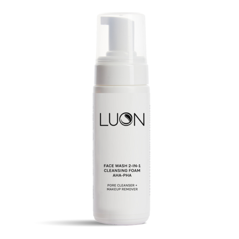 LUON Очищающая пенка 2 в 1 - Face Wach 2 in 1 Cleansing Foam AHA PHA, 150 мл