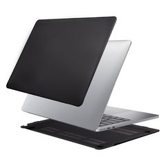 Чехол матовый Hardshell Case для Macbook Air 13.3" (2018-2020г) и Air 13.3" М1 (2020г) (A1932; A2179; А2337) (Черный)