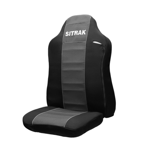 Чехлы Sitrak MAX; SITRAK C7H с 2024 г (полиэфир, черный, серая вставка)