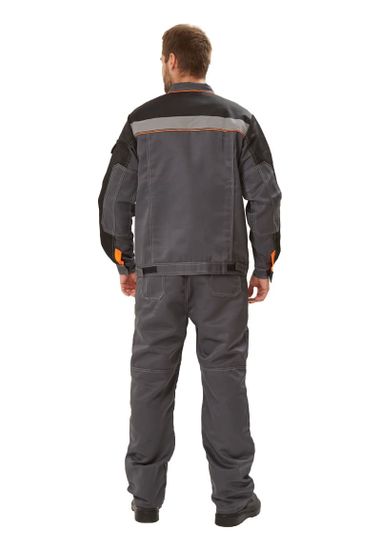 Костюм "Рольф" полукомбинезон (т.серый/черный)