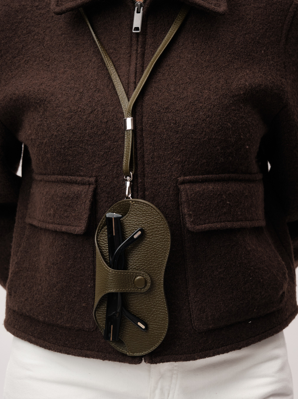 Футляр для очков / очечник DBR 15-82 оливковый