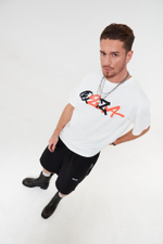 Футболка коллаб стрит (молочная)