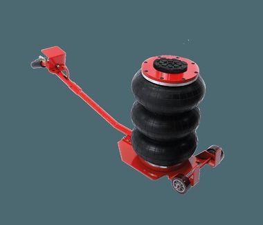 Домкрат подкатной пневматический 3т(6-12bar, h min 135мм, h max 420мм, 3 подушки, ?270мм) Forsage F-YHQD-3WT-270A