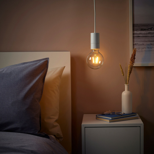 Подвесной светильник IKEA SUNNEBY / LUNNOM (СУННЕБЮ / ЛУННОМ), Белый, 16 см