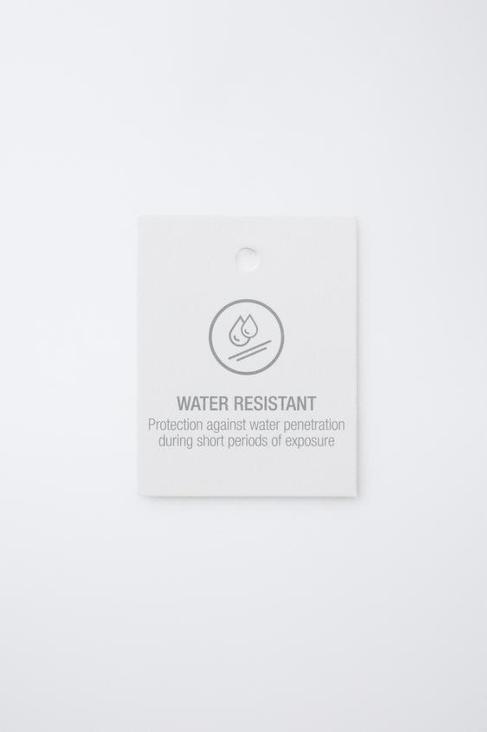 ZARA ПРОРЕЗИНЕННАЯ КУРТКА WATER REPELLENT, СЕРЫЙ / СИНИЙ