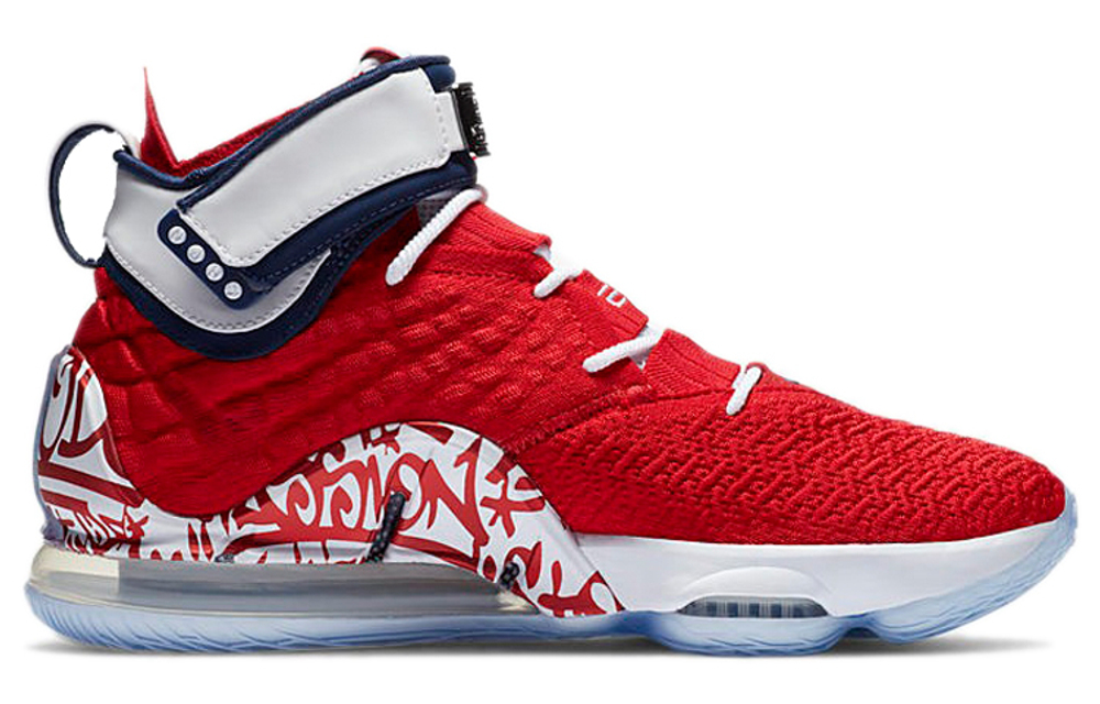 Nike LeBron 17 "LeBron 4 Red Graffiti"