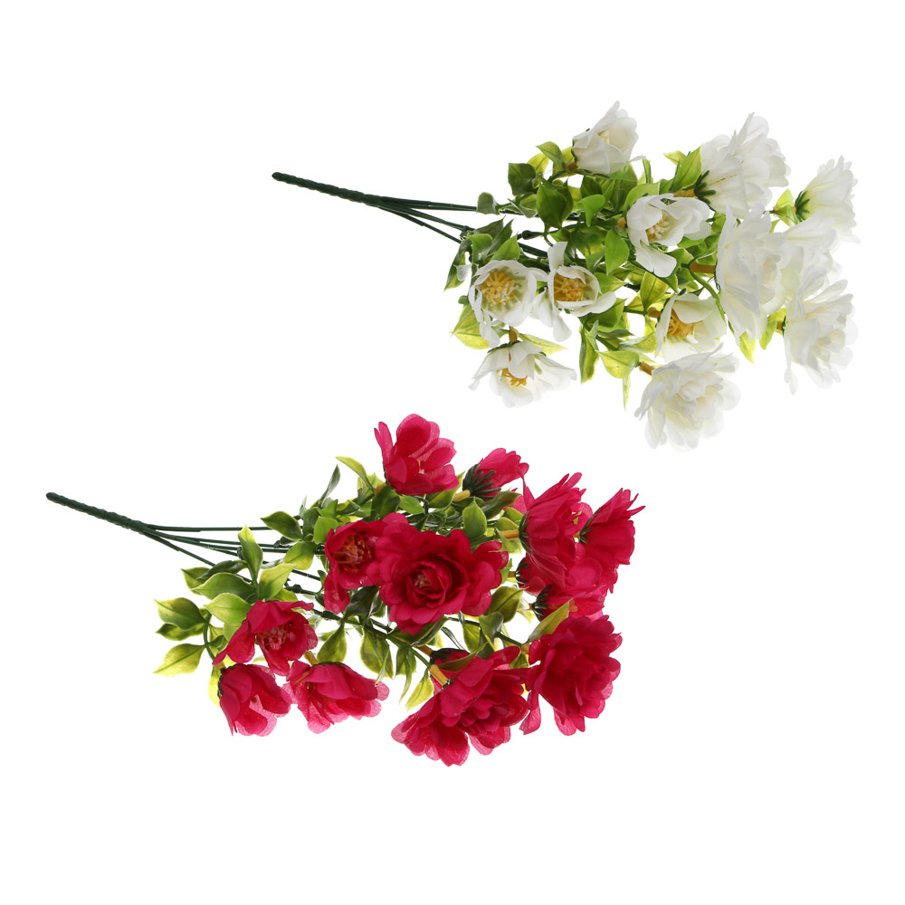 Букет искусственных цветов тм LADECOR хризантема, длина 35 см