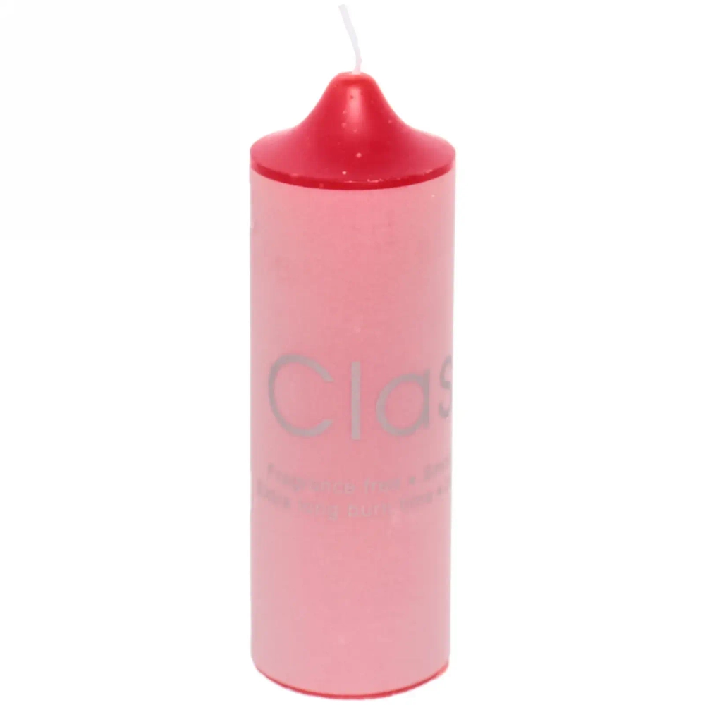 Свеча «Classic» 5*15см цвет красный ZD-103