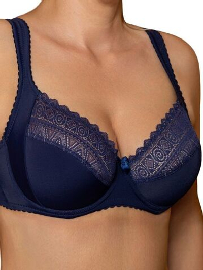 Бюстгальтер со сшивной чашкой Shine (Размер: 100D) (Цвет: темно-синий)