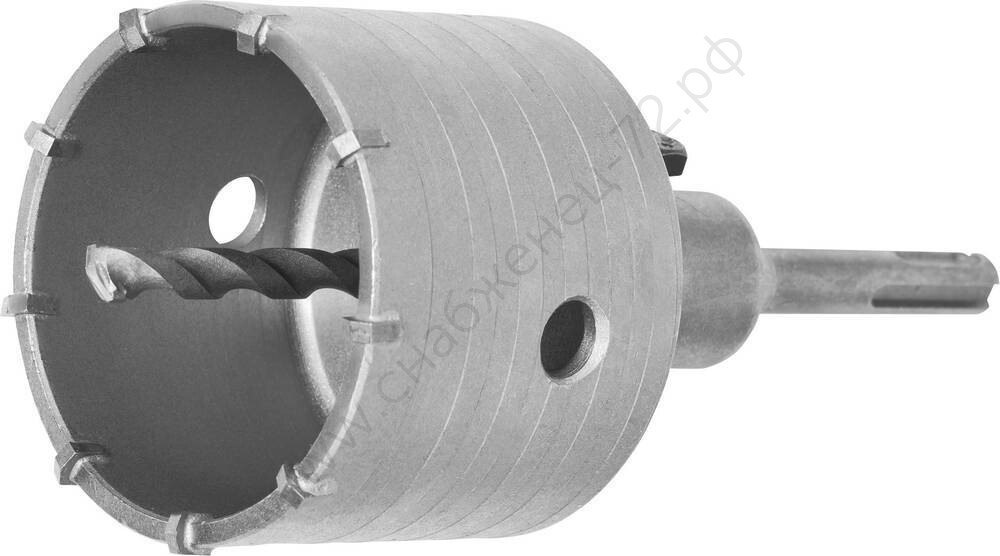 URAGAN 80 мм, SDS-Plus, 10Т, Коронка по бетону с оснасткой (29210-80)