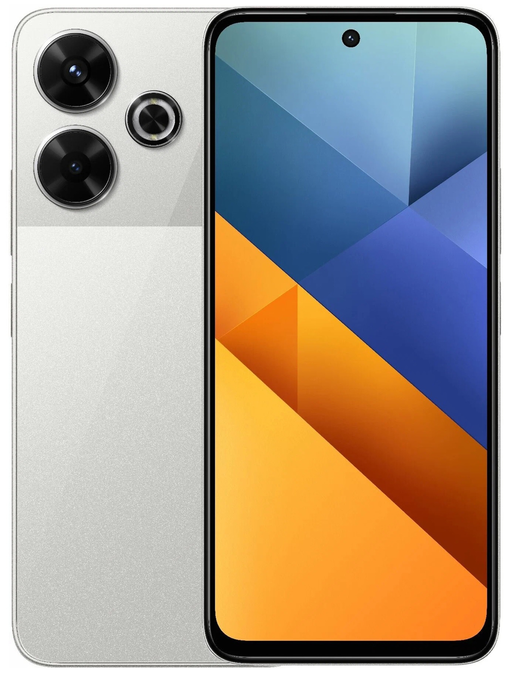 Смартфон Xiaomi Poco M6 6/128Gb Серебристый